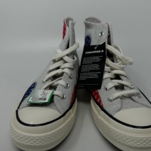 Converse Mens Size 5.5 Chuck 70 Twisted Prep Pattern High Top Sneaker - Picture 4 of 7